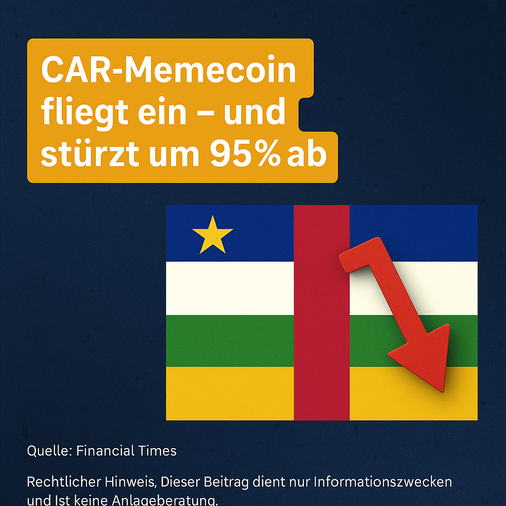 CAR-Memecoin fliegt ein – und stürzt um 95 % ab